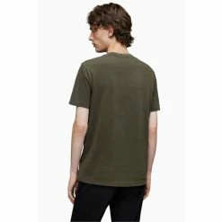 All Saints AllSaints Ossage Short Sleeve Crew Brown T-Shirt -AllSaints shop unnamed file 721