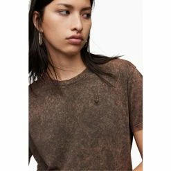 All Saints AllSaints Grace Brown T-Shirt 4 All Saints AllSaints Grace Brown T-Shirt -AllSaints shop unnamed file 729