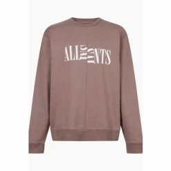 All Saints AllSaints Purple Nico Crew T-Shirt -AllSaints shop unnamed file 736