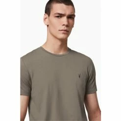 All Saints AllSaints Grey Tonic Ss Crew T-Shirt -AllSaints shop unnamed file 753