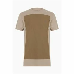 All Saints AllSaints Nude Lobke Short Sleeved Crew-Neck T-Shirt -AllSaints shop unnamed file 763