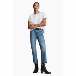 All Saints AllSaints White Grace T-Shirt -AllSaints shop unnamed file 767