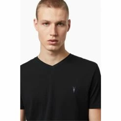 All Saints AllSaints Black Tonic V-Neck T-Shirt -AllSaints shop unnamed file 791