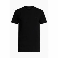 All Saints AllSaints Black Tonic V-Neck T-Shirt -AllSaints shop unnamed file 792