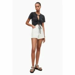 All Saints AllSaints Gigi Black T-Shirt -AllSaints shop unnamed file 8