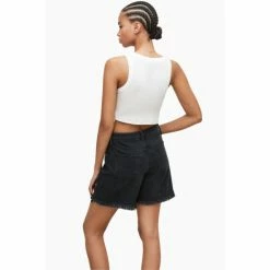 All Saints AllSaints White Rina Cropped Tank -AllSaints shop unnamed file 810