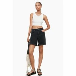 All Saints AllSaints White Rina Cropped Tank -AllSaints shop unnamed file 811