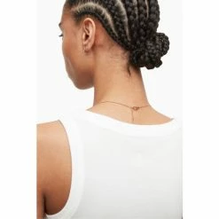 All Saints AllSaints White Rina Cropped Tank -AllSaints shop unnamed file 814