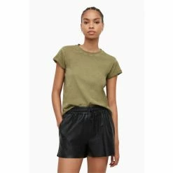 All Saints AllSaints Green Anna T-Shirt -AllSaints shop unnamed file 824