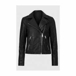 All Saints AllSaints Dalby Leather Biker Jacket -AllSaints shop unnamed file 856