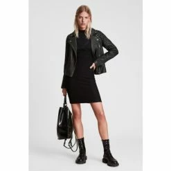 All Saints AllSaints Black Cargo Biker Jacket -AllSaints shop unnamed file 869