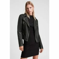 All Saints AllSaints Black Cargo Biker Jacket -AllSaints shop unnamed file 870