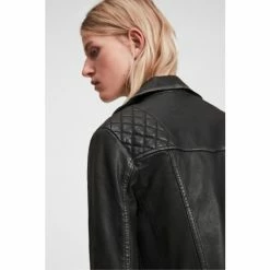 All Saints AllSaints Black Cargo Biker Jacket -AllSaints shop unnamed file 871