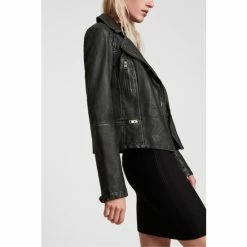 All Saints AllSaints Black Cargo Biker Jacket -AllSaints shop unnamed file 872