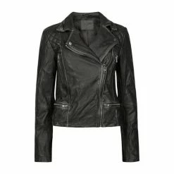 All Saints AllSaints Black Cargo Biker Jacket -AllSaints shop unnamed file 875