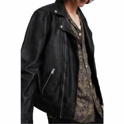 All Saints Tyson Black Biker Jacket -AllSaints shop unnamed file 897