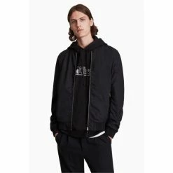 All Saints Allsaints Black Bassett Bomber