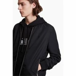 All Saints Allsaints Black Bassett Bomber -AllSaints shop unnamed file 908