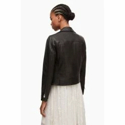 All Saints AllSaints Dalby Black Biker Jacket -AllSaints shop unnamed file 925
