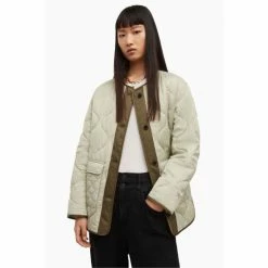 All Saints AllSaints Cream Foxi Liner Jacket