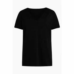 All Saints AllSaints Emelyn Black Tonic T-Shirt -AllSaints shop unnamed file 94