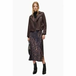 All Saints AllSaints Cargo Brown Biker Jacket -AllSaints shop unnamed file 940