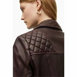 All Saints AllSaints Cargo Brown Biker Jacket -AllSaints shop unnamed file 945