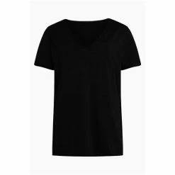 All Saints AllSaints Emelyn Black Tonic T-Shirt -AllSaints shop unnamed file 95